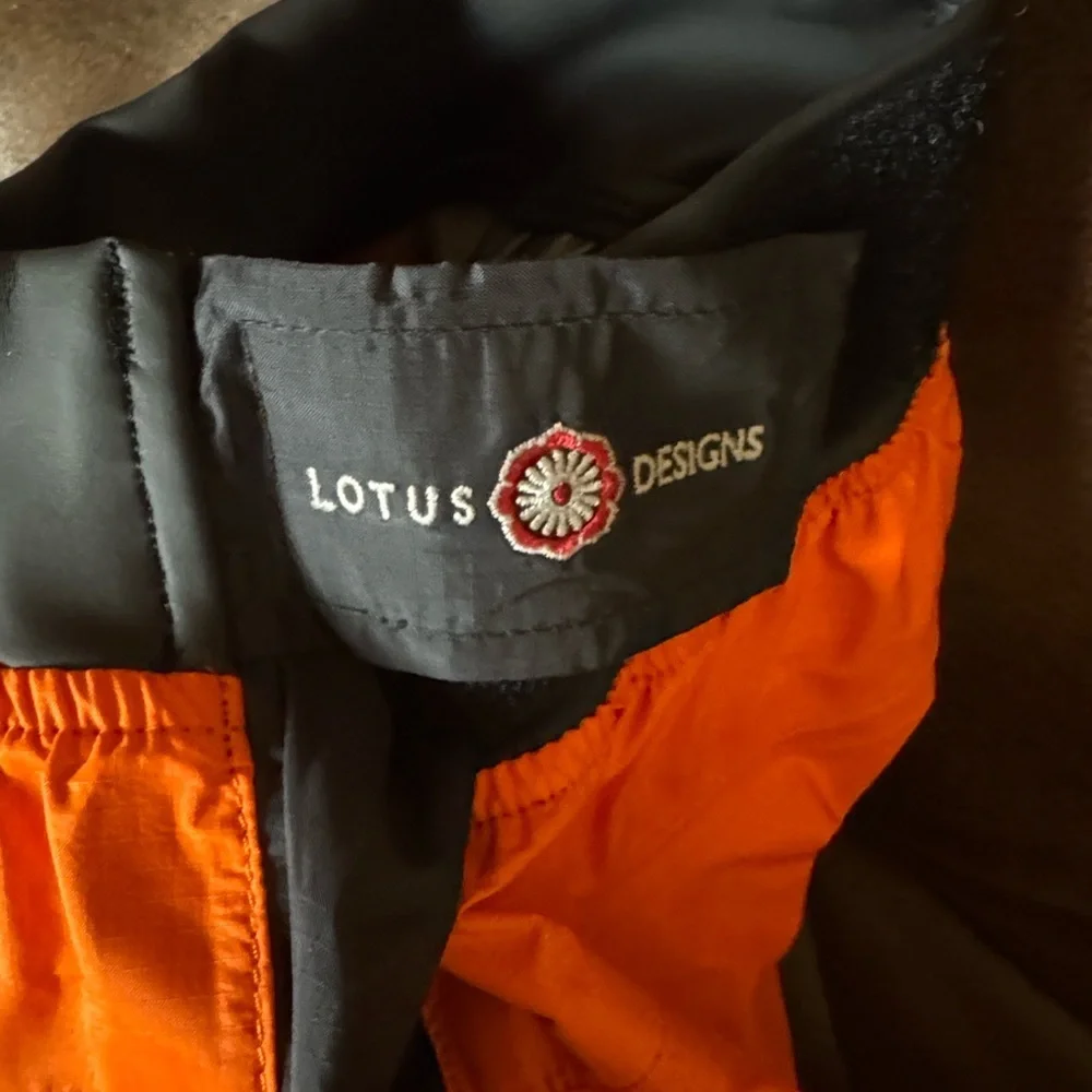 Patagonia Lotus Designs neon orange paddling jacket Size Medium